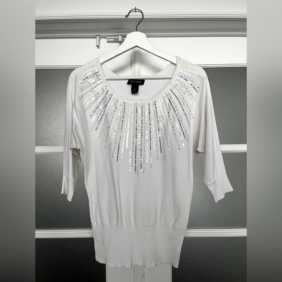 WHBM white sweater - Picture 2 of 5